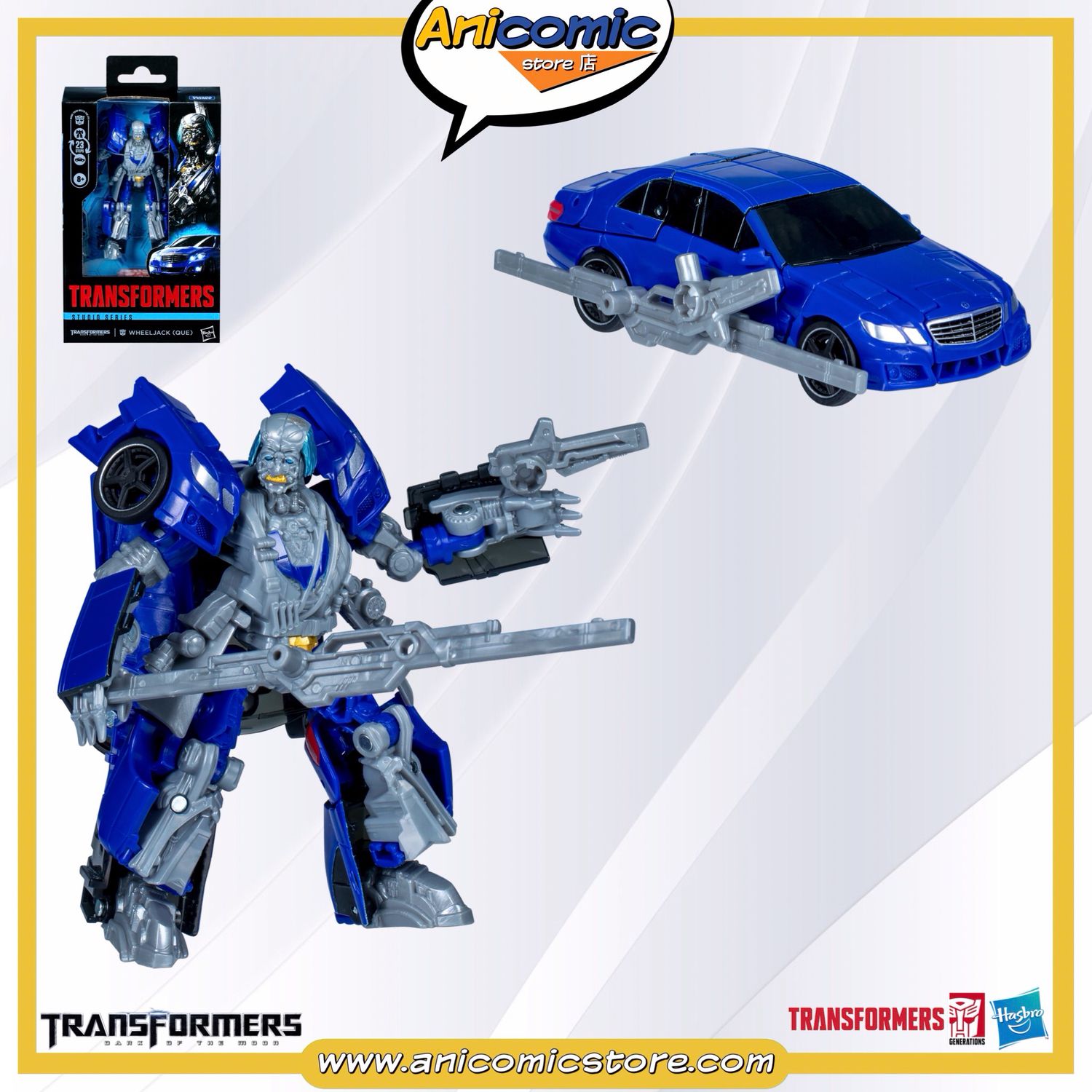 Transformers Generations Deluxe Wheeljack (Que) - Studio Series: Transformers Dark of the Moon