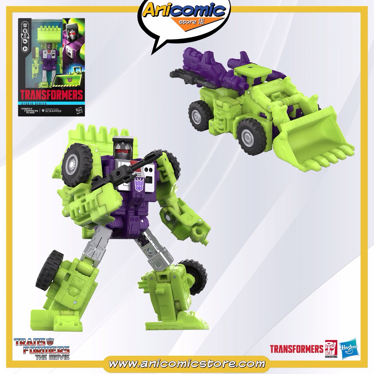 Transformers Generations Voyager Scrapper - Studio Series: Transformers The Movie