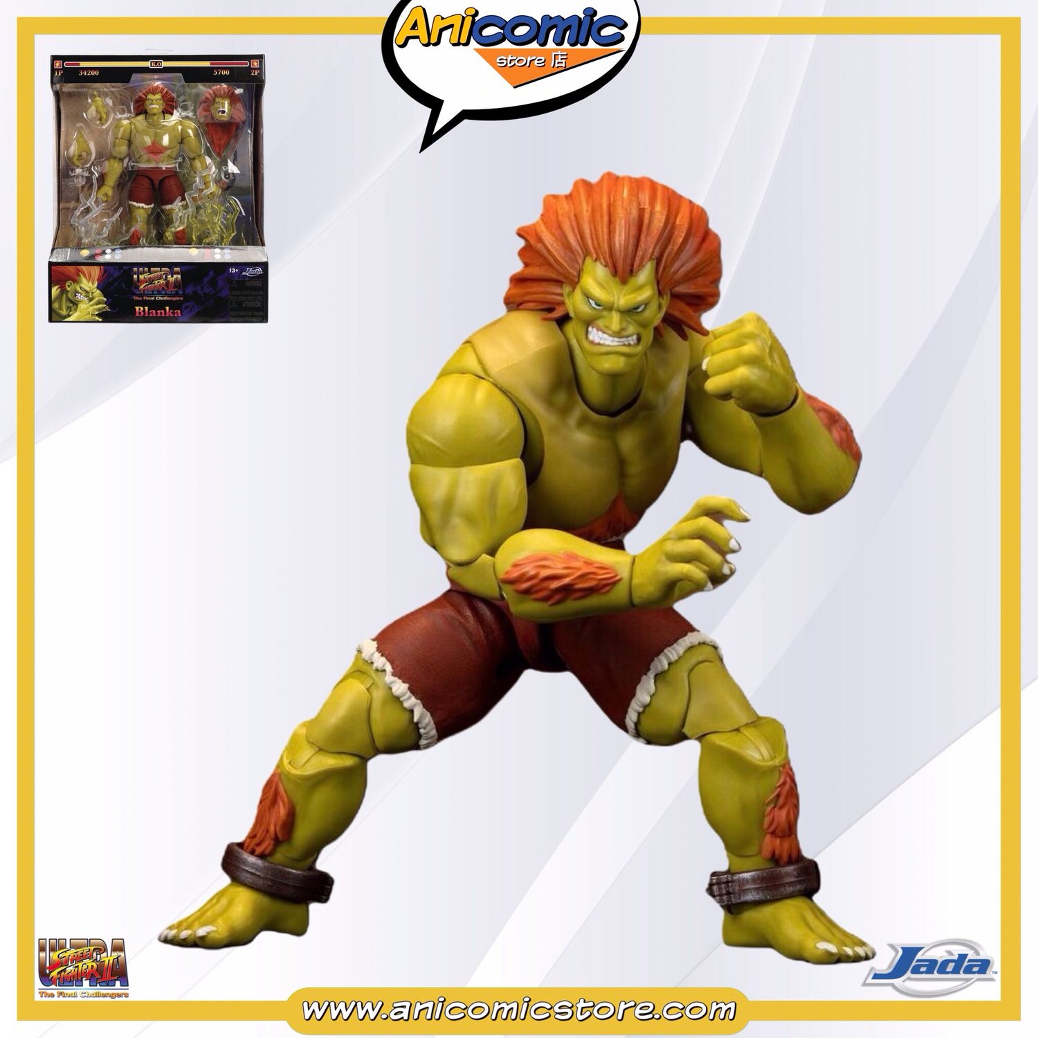 Jada Toys Deluxe Blanka - Ultra Street Fighter II