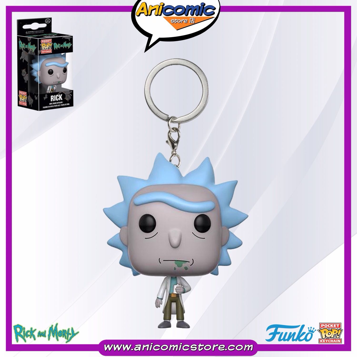 Funko Pop Keychain Rick