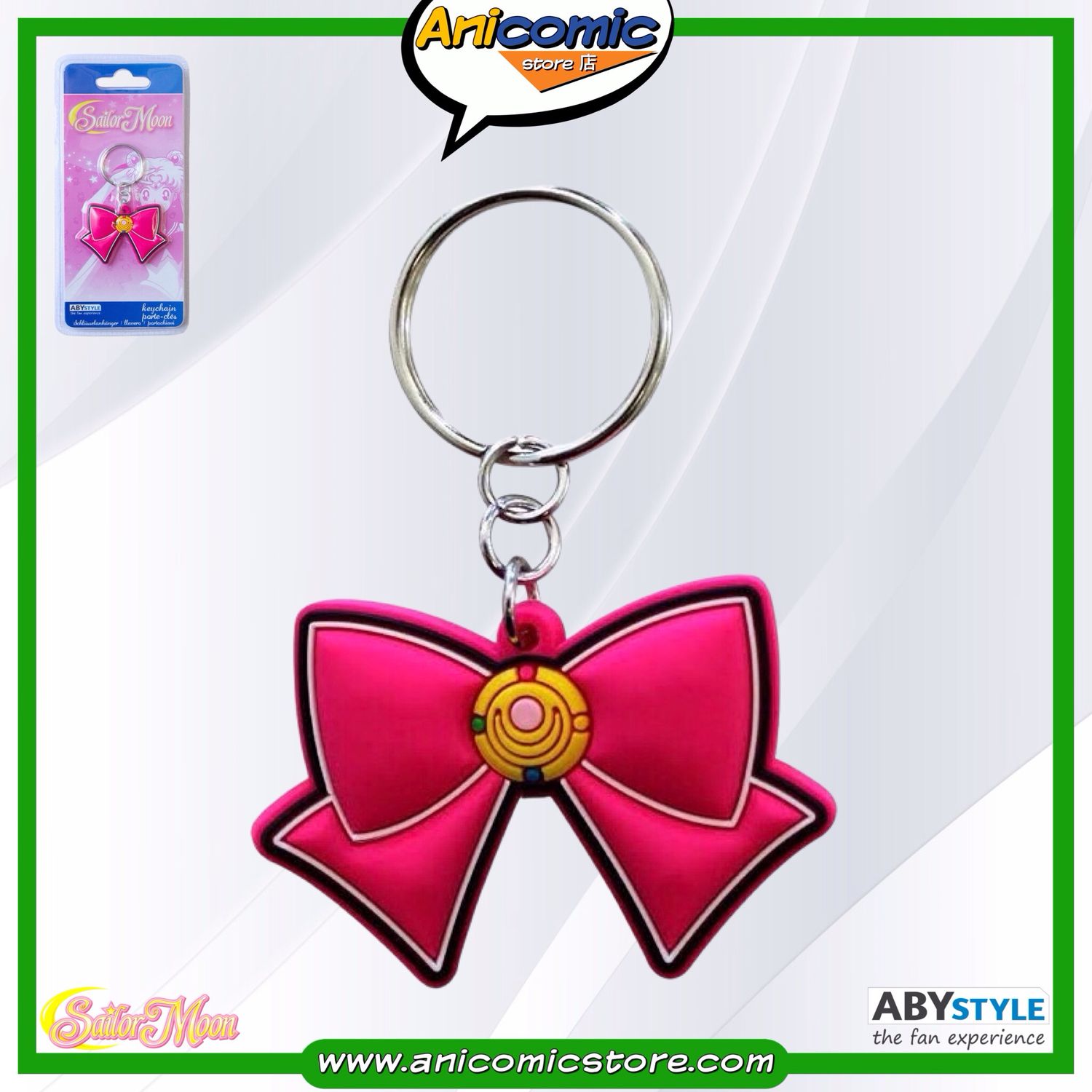 Llavero Broche y Lazo