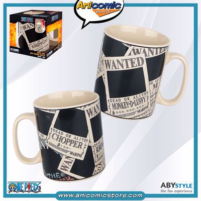 Taza mágica One Piece Wanted 16 oz