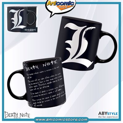 Taza Death Note L and Rules 11 oz
