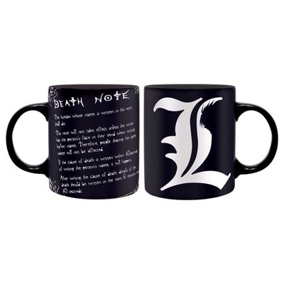 Taza Death Note L and Rules 11 oz