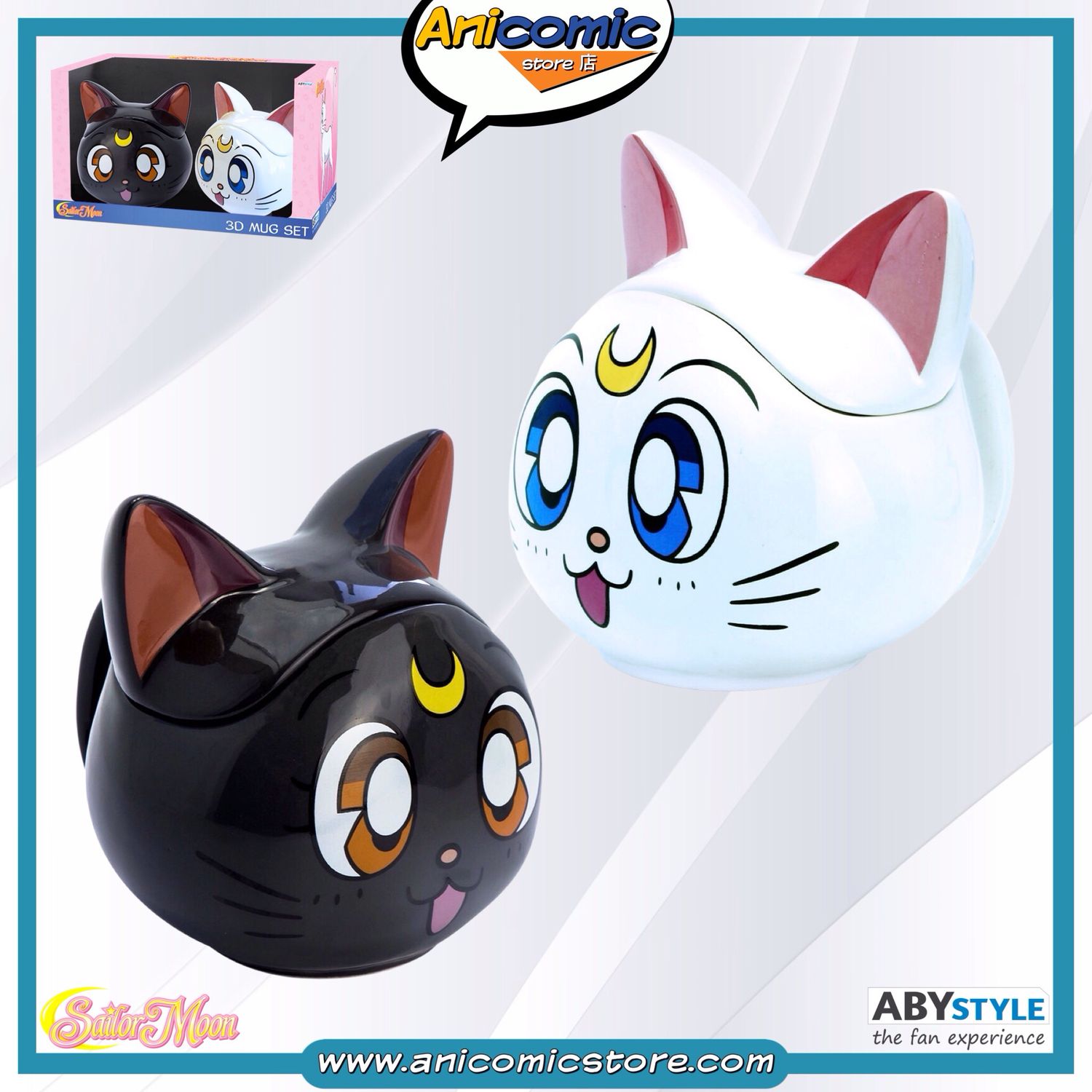 Set Tazas Luna &amp; Artemis