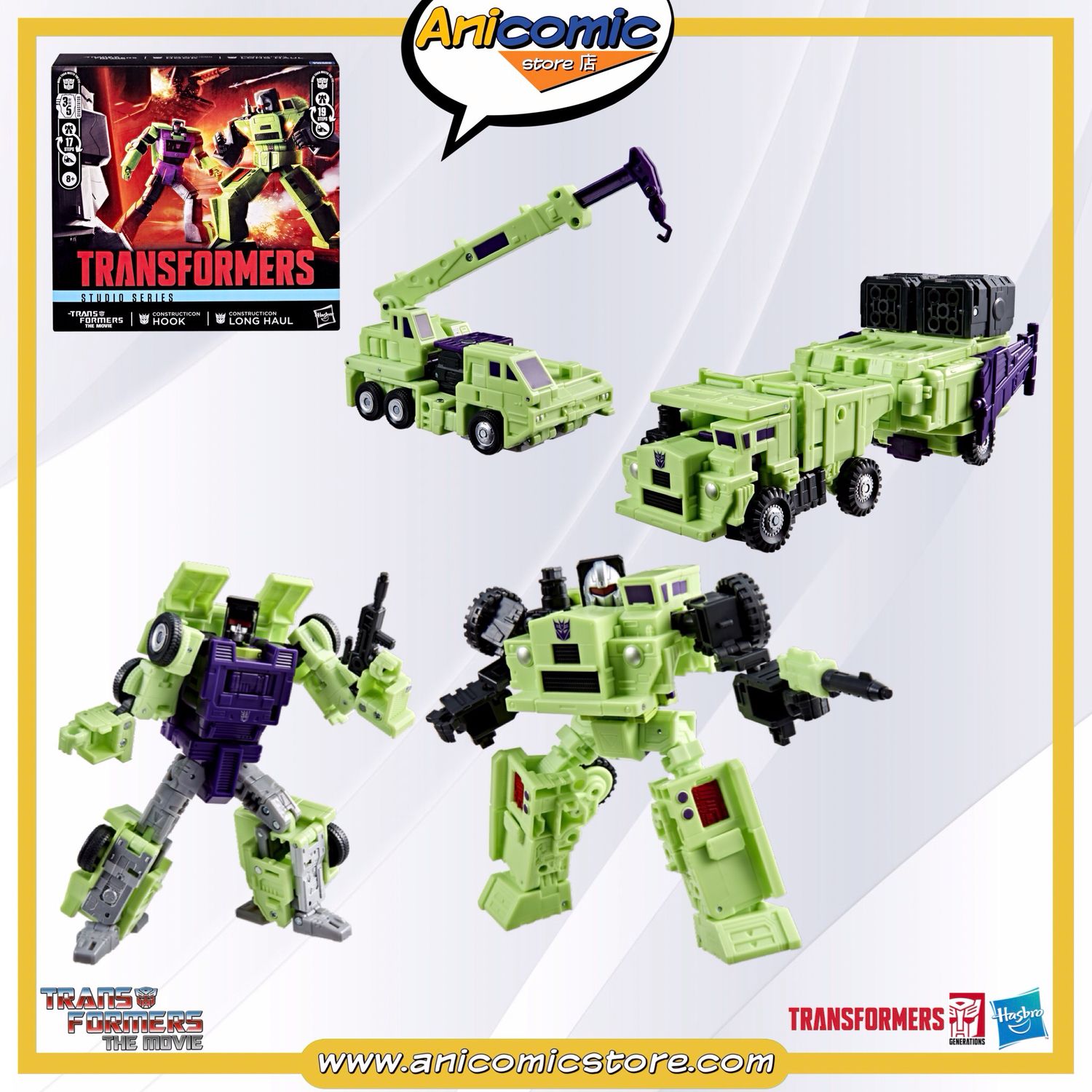 Transformers Generations Hook &amp; Long Haul - Studio Series: Transformers The Movie