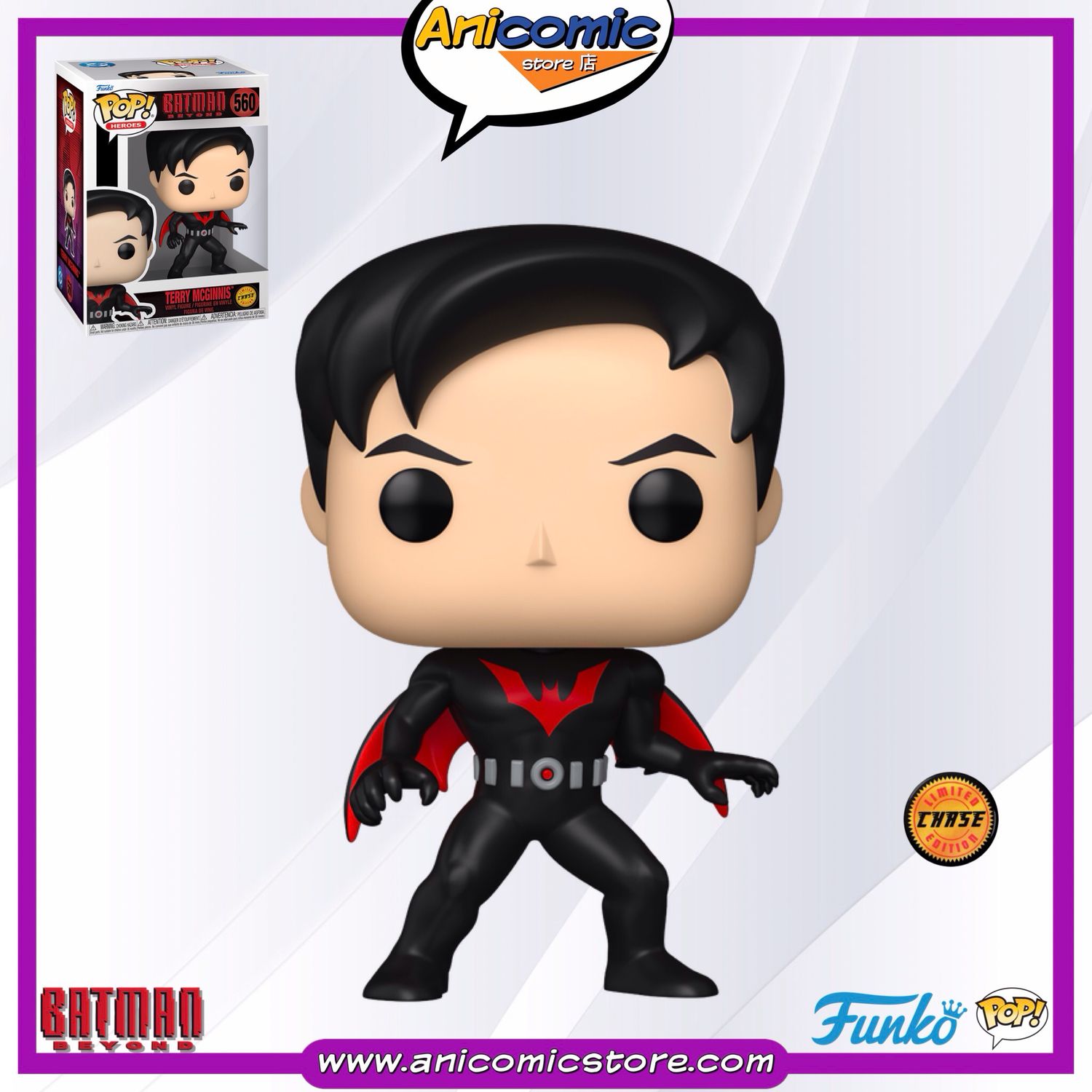 Funko Pop Terry McGinnis - Chase Edition - Batman Beyond Funko Pop Terry McGinnis - Chase Edition - Batman Beyond
