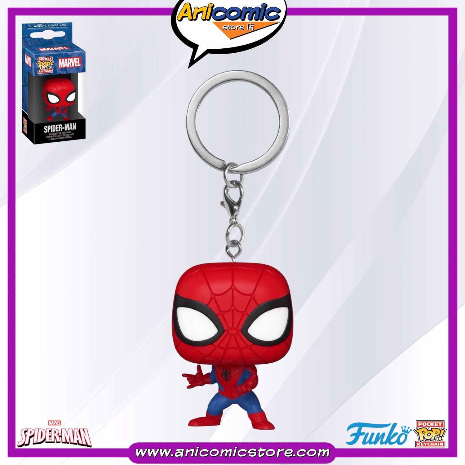 Funko Pop Keychain Spiderman