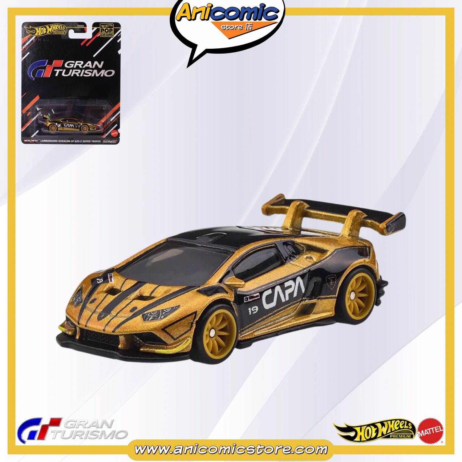 Hot Wheels Premium Lamborghini Huracan LP620-2 Super Trofeo