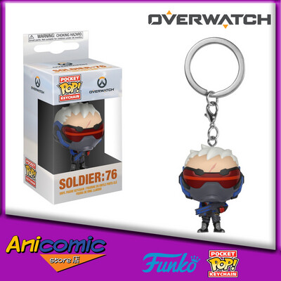 Funko Pop Keychain Soldier 76 Funko Pop Keychain Soldier 76
