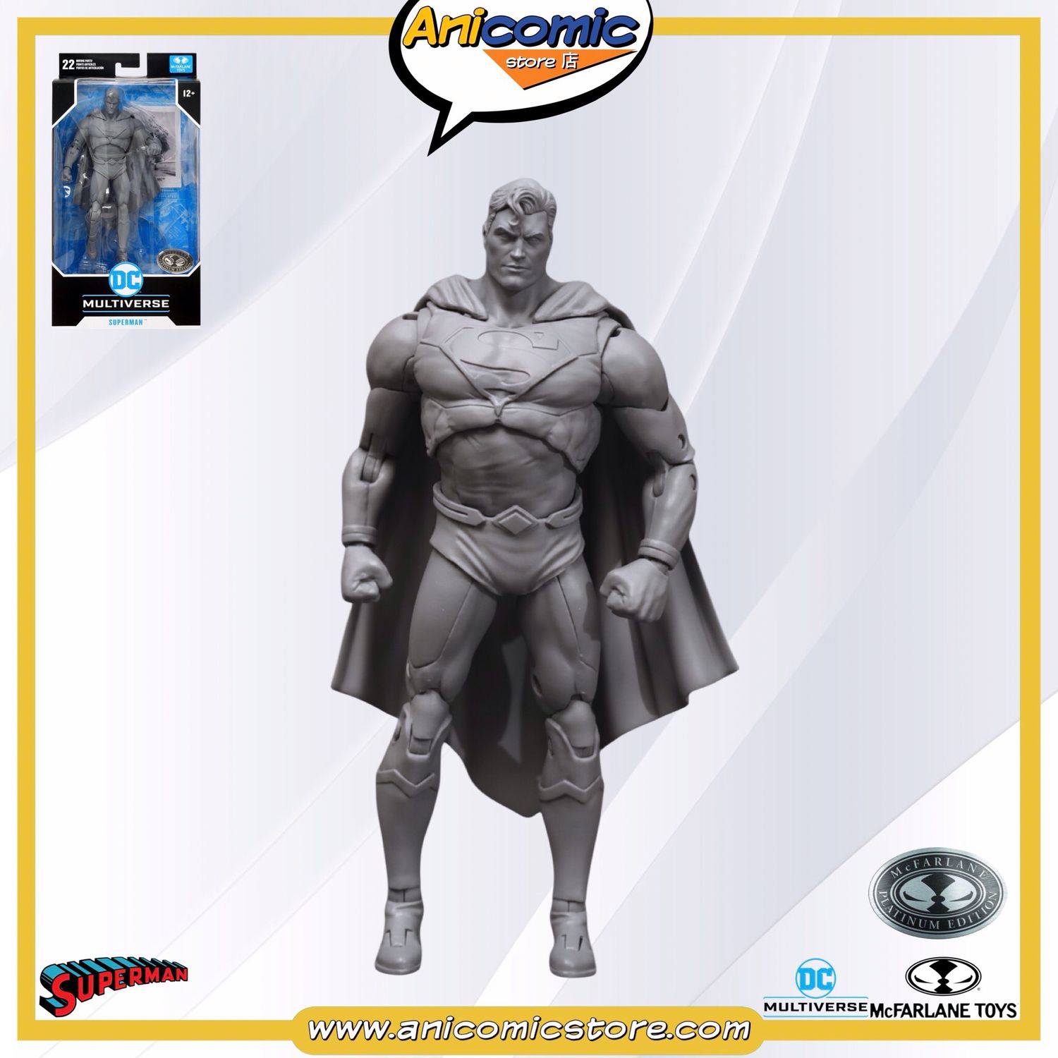 McFarlane Toys Superman - Platinum Edition - DC Rebirth