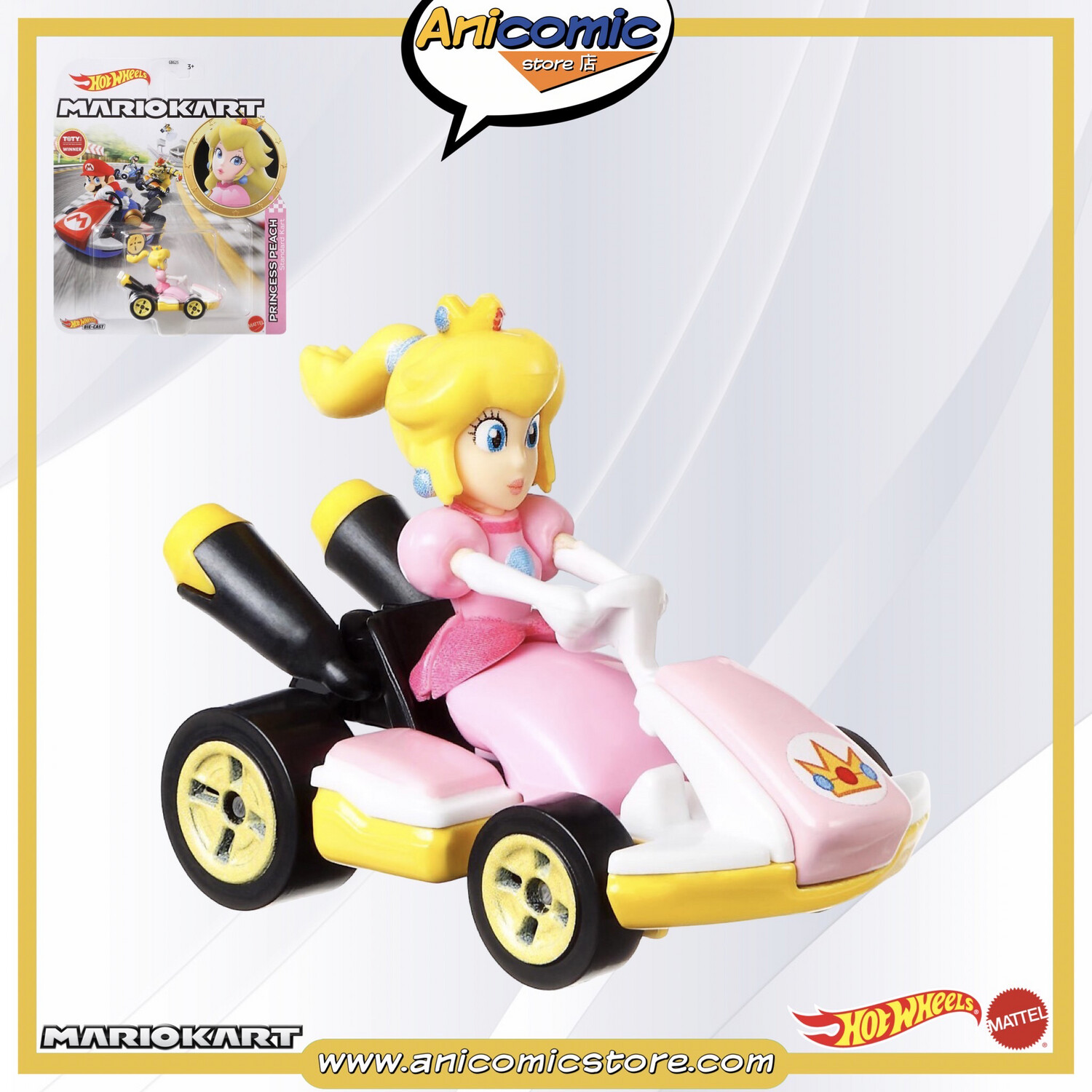 Hot Wheels Peach Standard Kart - Mario Kart
