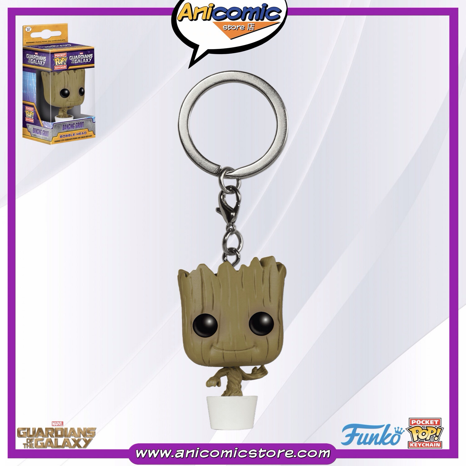 Funko Pop Keychain Dancing Groot Funko Pop Keychain Dancing Groot