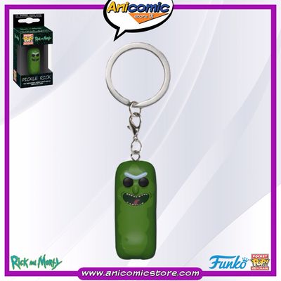Funko Pop Keychain Pickle Rick
