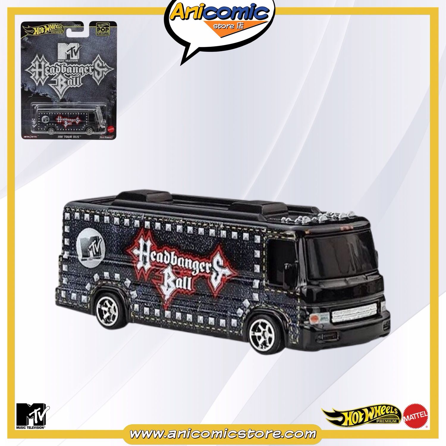 Hot Wheels Premium Tour Bus - MTV