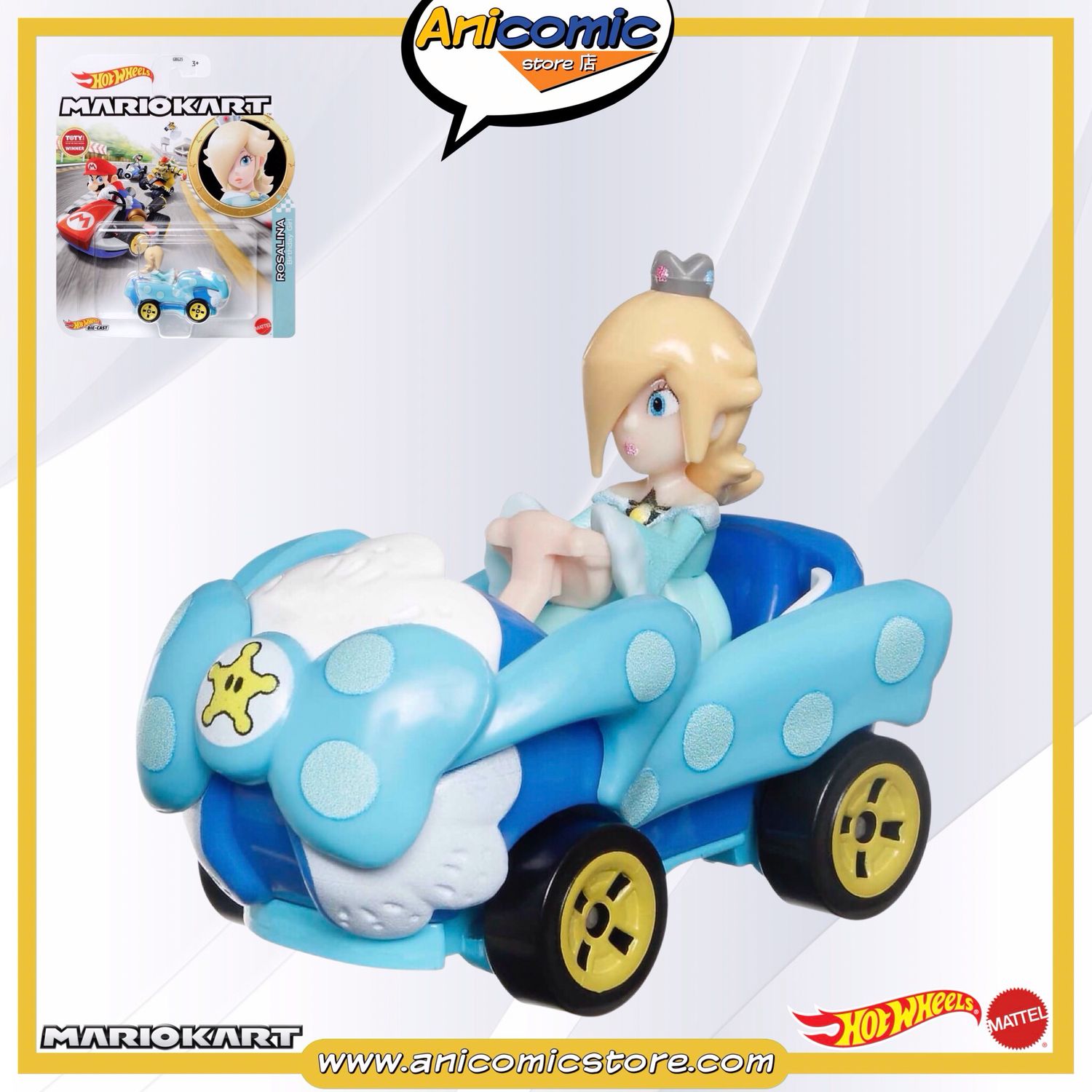 Hot Wheels Rosalina Birthday Girl - Mario Kart Hot Wheels Rosalina Birthday Girl - Mario Kart