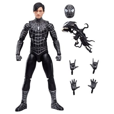 Marvel Legends Friendly Neighborhood Spiderman Symbiote Suit - Spiderman 3