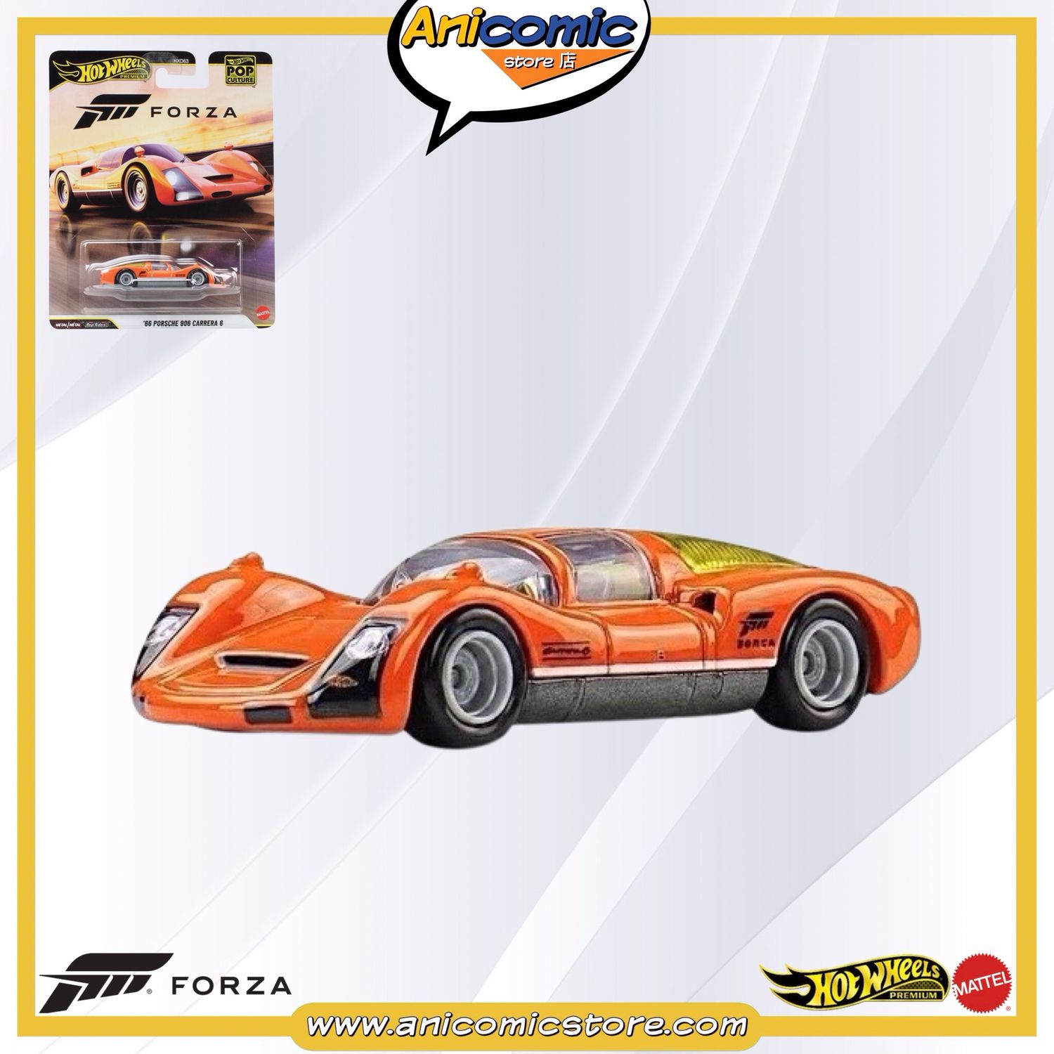 Hot Wheels Premium '66 Porsche 906 Carrera 6