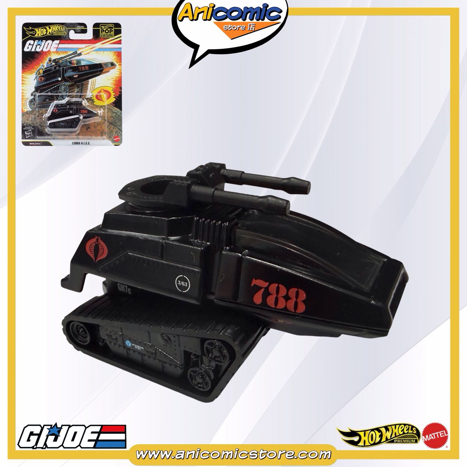 Hot Wheels Premium Cobra H.I.S.S. Tank