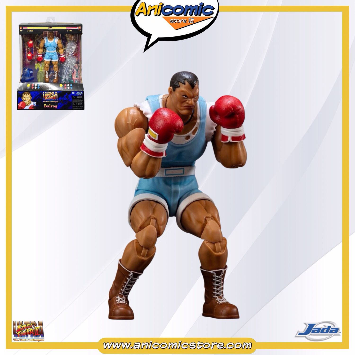 Jada Toys Deluxe Balrog - Ultra Street Fighter II
