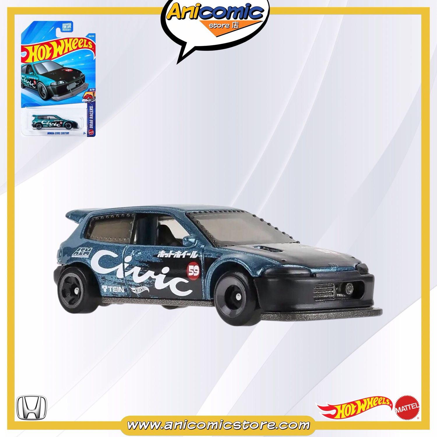Hot Wheels Honda Civic Custom