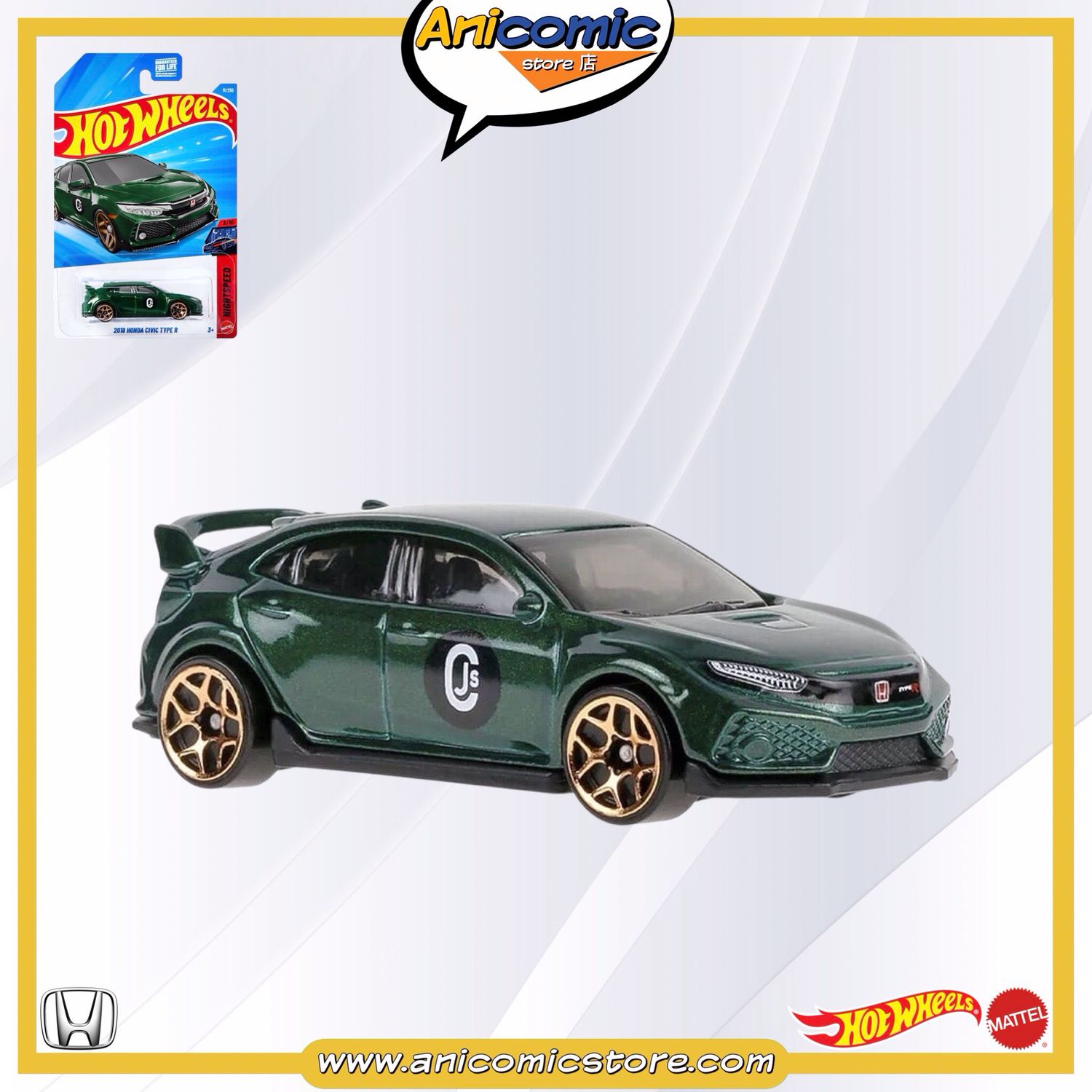 Hot Wheels 2018 Honda Civic Type R