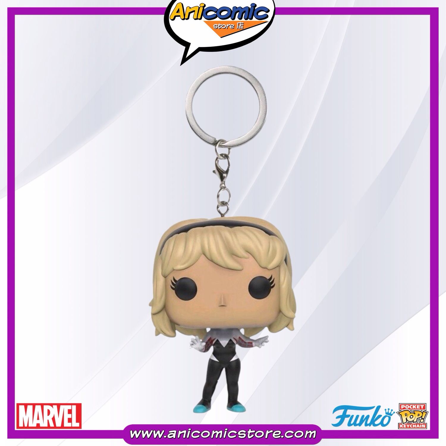 Funko Pop Keychain Spider Gwen