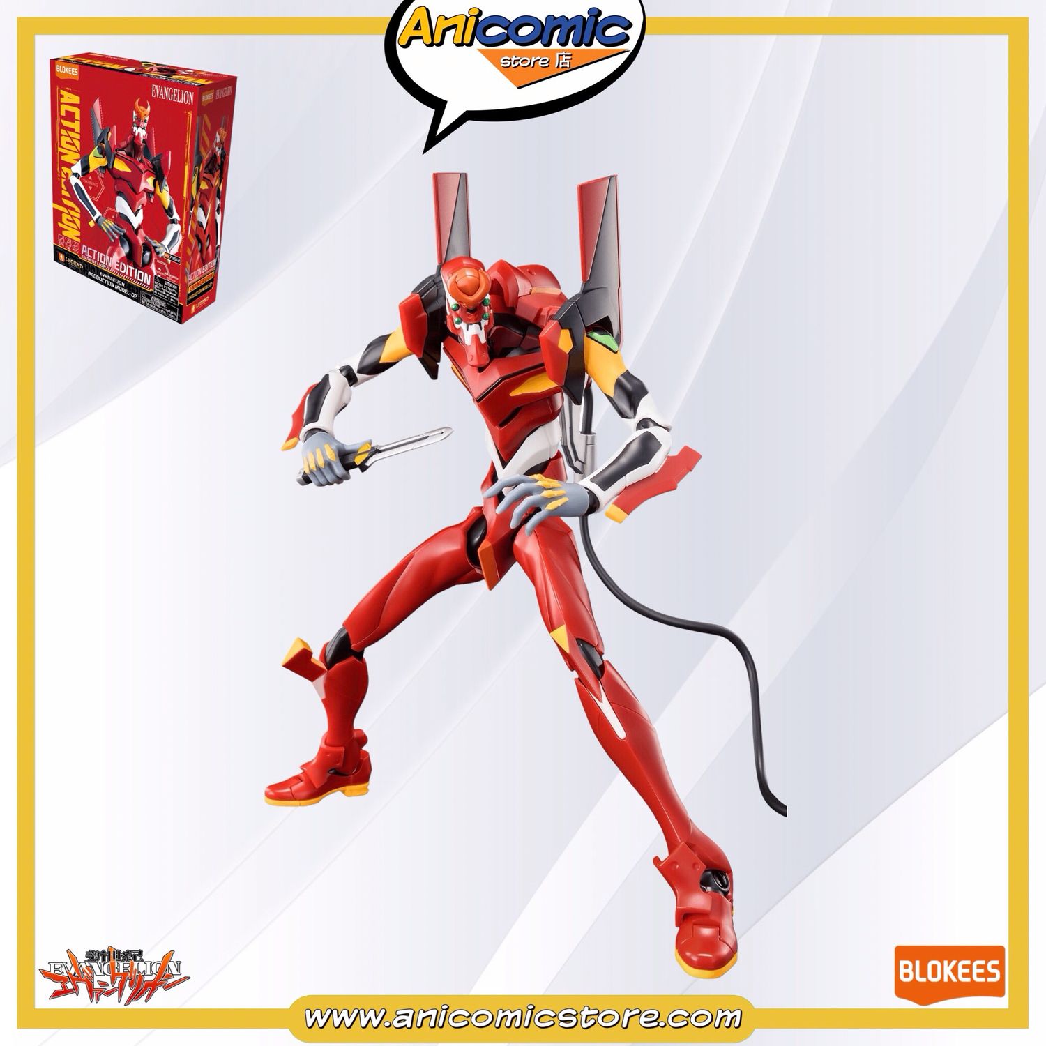Blokees Model Kit EVA Unit 02 - Neon Genesis Evangelion Blokees Model Kit EVA Unit 02 - Neon Genesis Evangelion