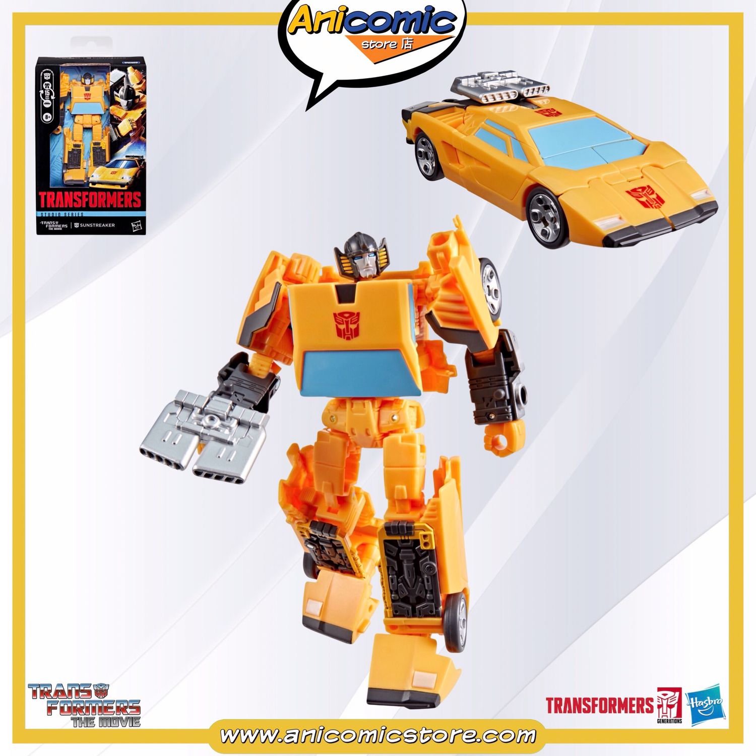 Transformers Generations Deluxe Sunstreaker - Studio Series: Transformers The Movie Transformers Generations Deluxe Sunstreaker - Studio Series: Transformers The Movie