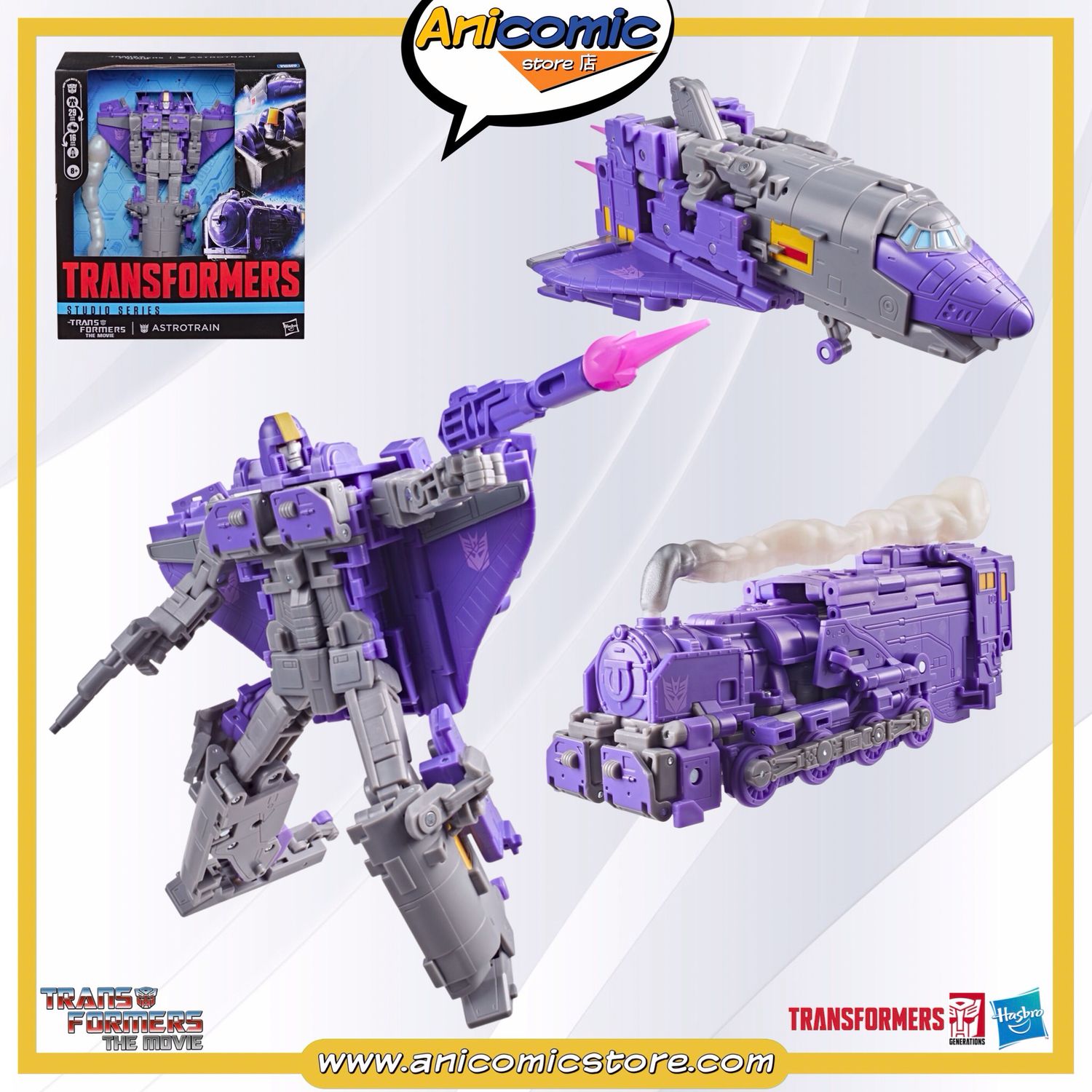 Transformers Generations Leader Astrotrain - Studio Series: Transformers The Movie Transformers Generations Leader Astrotrain - Studio Series: Transformers The Movie