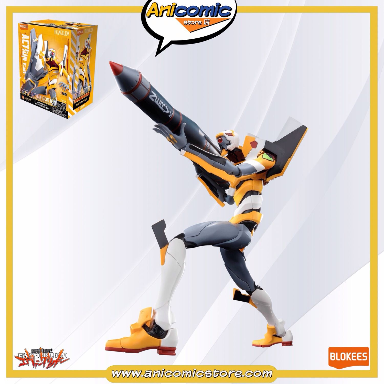 Blokees Model Kit EVA Proto Type 00 - Neon Genesis Evangelion