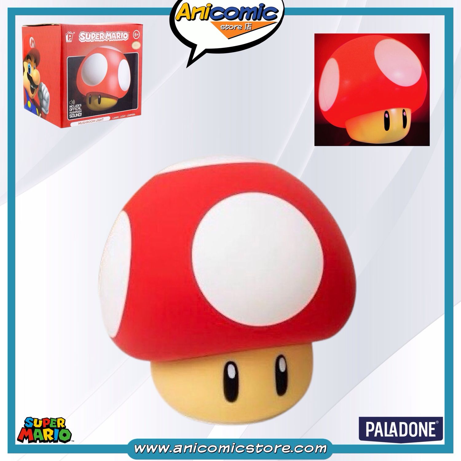 Lámpara Mushroom 1UP