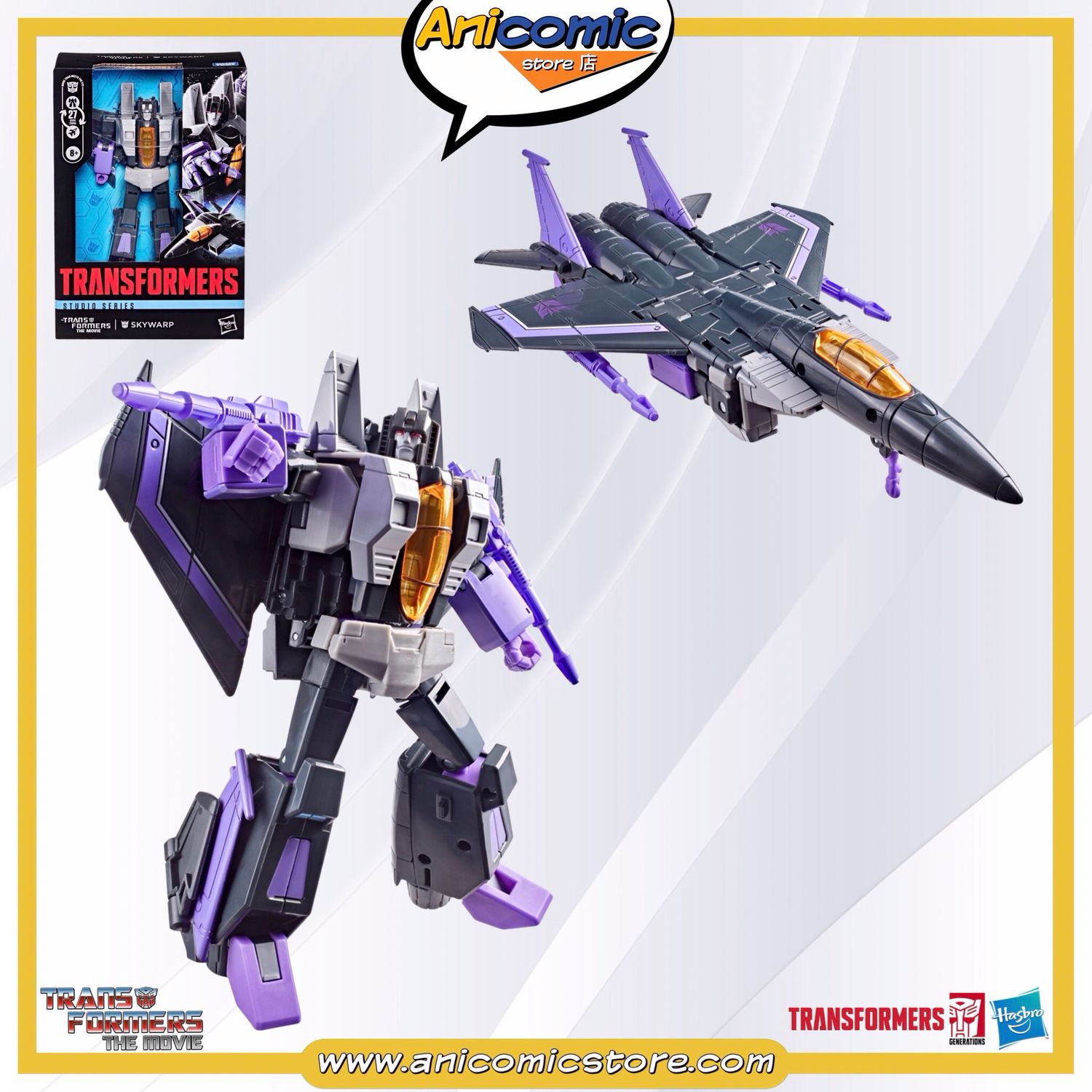 Transformers Generations Voyager Skywarp - Studio Series: Transformers The Movie Transformers Generations Voyager Skywarp - Studio Series: Transformers The Movie