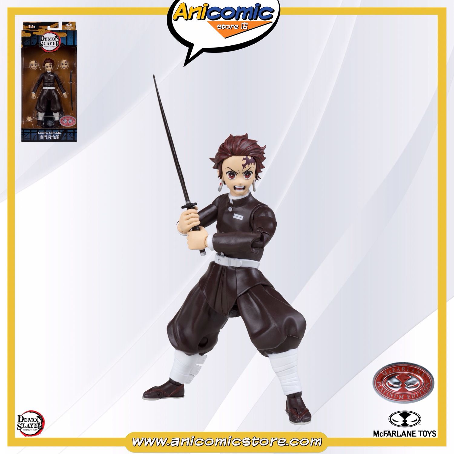 McFarlane Toys Tanjiro Kamado (Corps Uniform) - Platinum Edition
