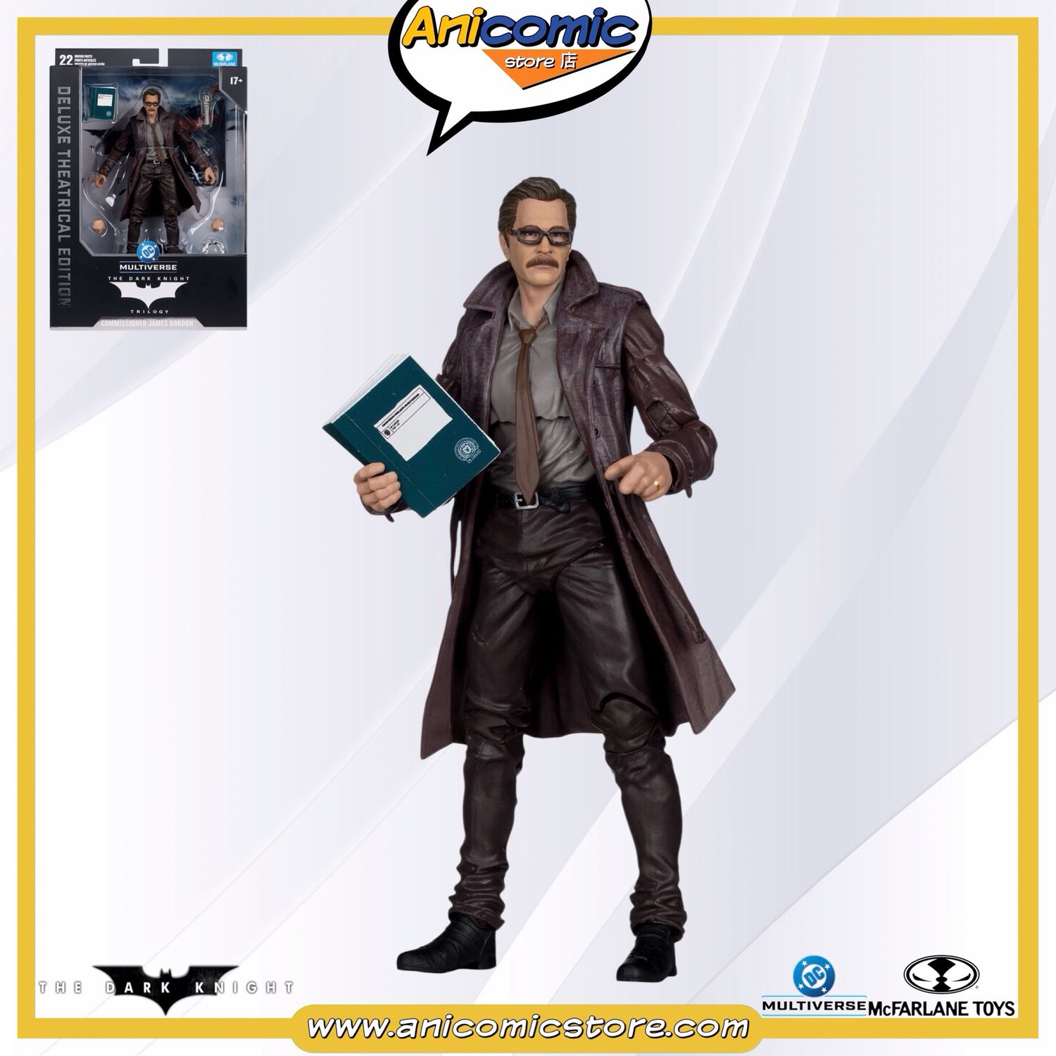 McFarlane Toys Commissioner Gordon - Deluxe Theatrical Edition - The Dark Knight
