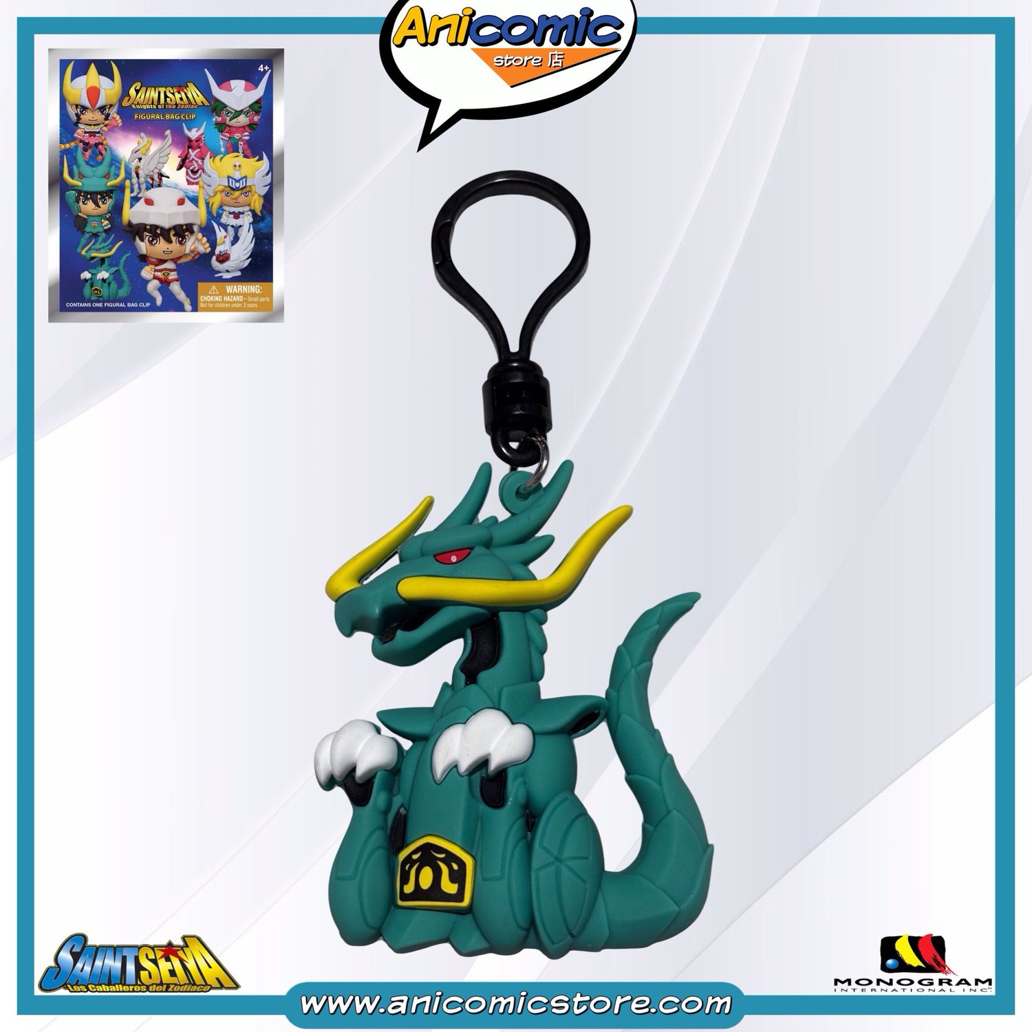 Bag Clip Armadura Dragón
