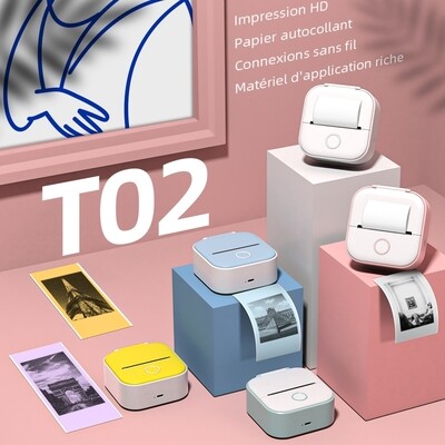Loup blanc™ imprimante portable thermique t02