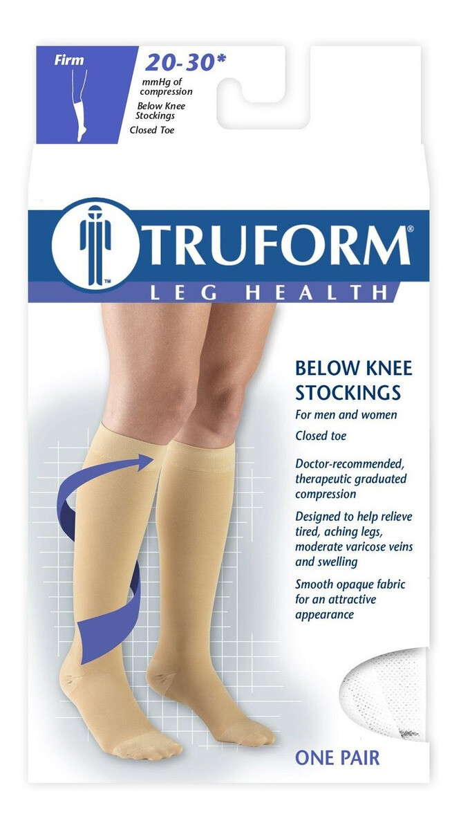 Compression Socks TRUFORM 20-30mmHg Knee High