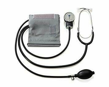 Blood Pressure Kit with Attached Stethoscope