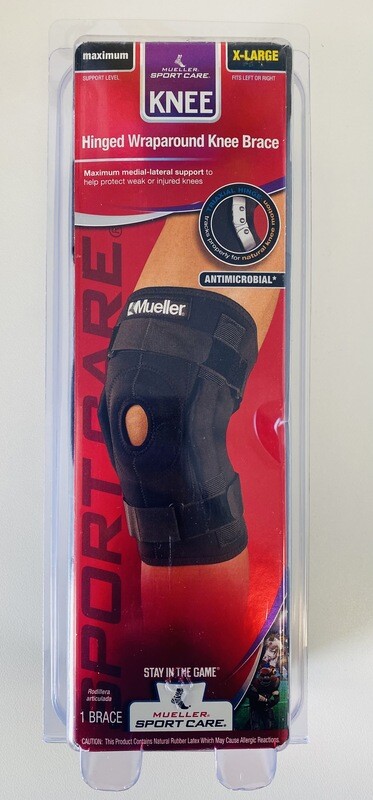 Knee Wraparound Knee Brace  (Hinged)