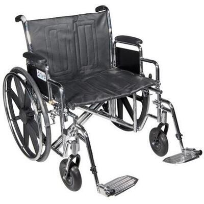Wheelchair, Heavy Duty 24&quot;