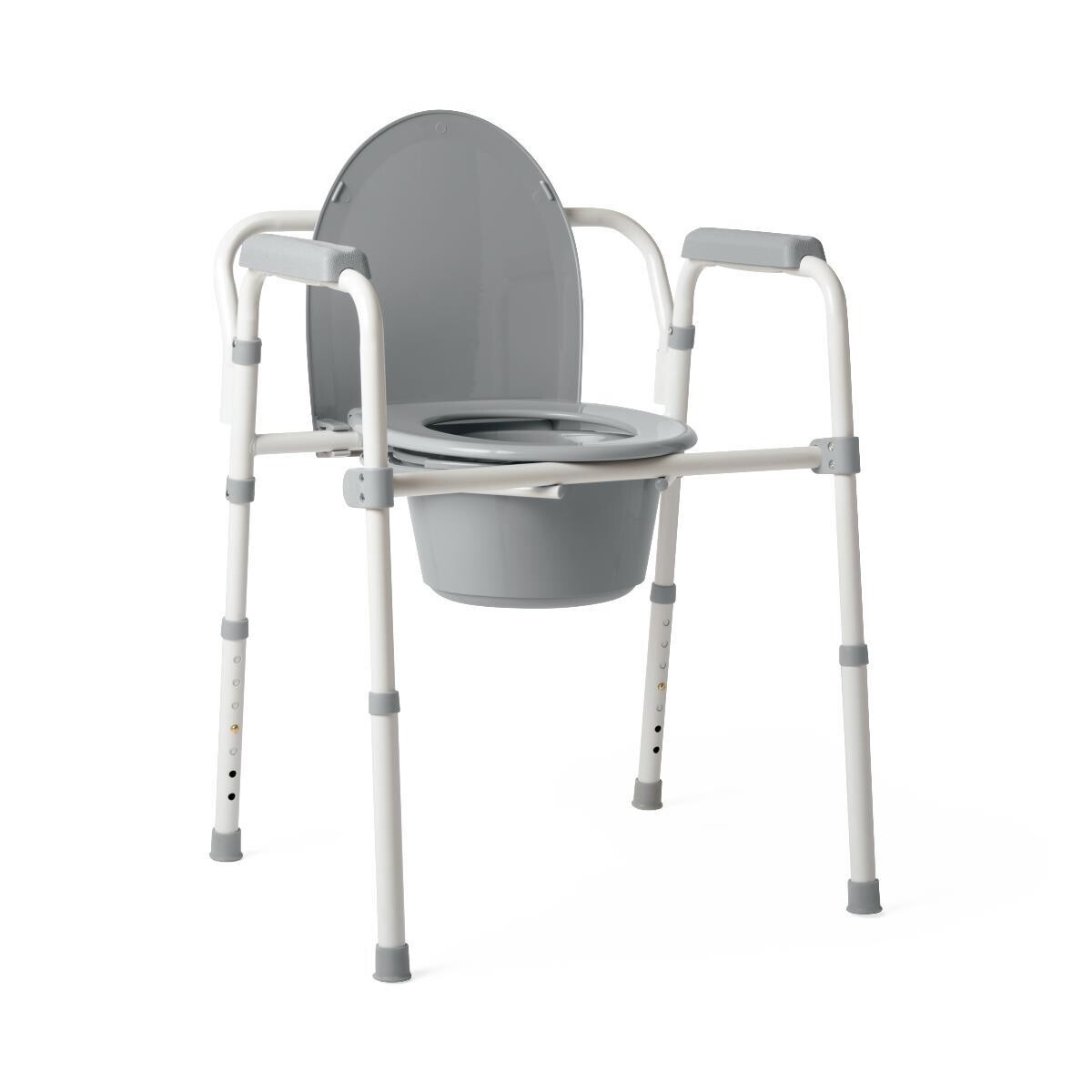 Commode with Bucket Folding
