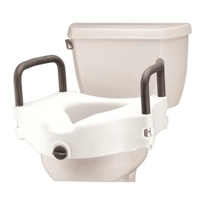 RAISED TOILET SEAT 5IN ARM, NOVA