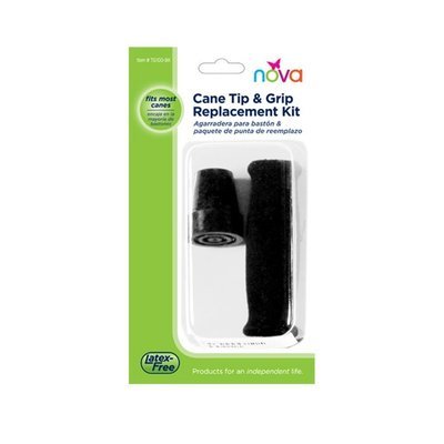 Cane Tip and Grip Replacement Kit