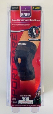 Knee Wraparound Knee Brace  (Hinged)