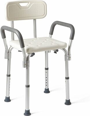 Shower/Tub Bench with Padded Arms &amp; Back