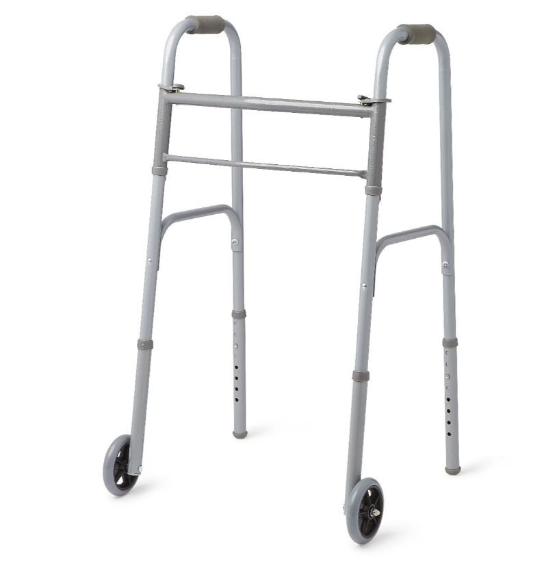 Two-Wheel Folding Walker