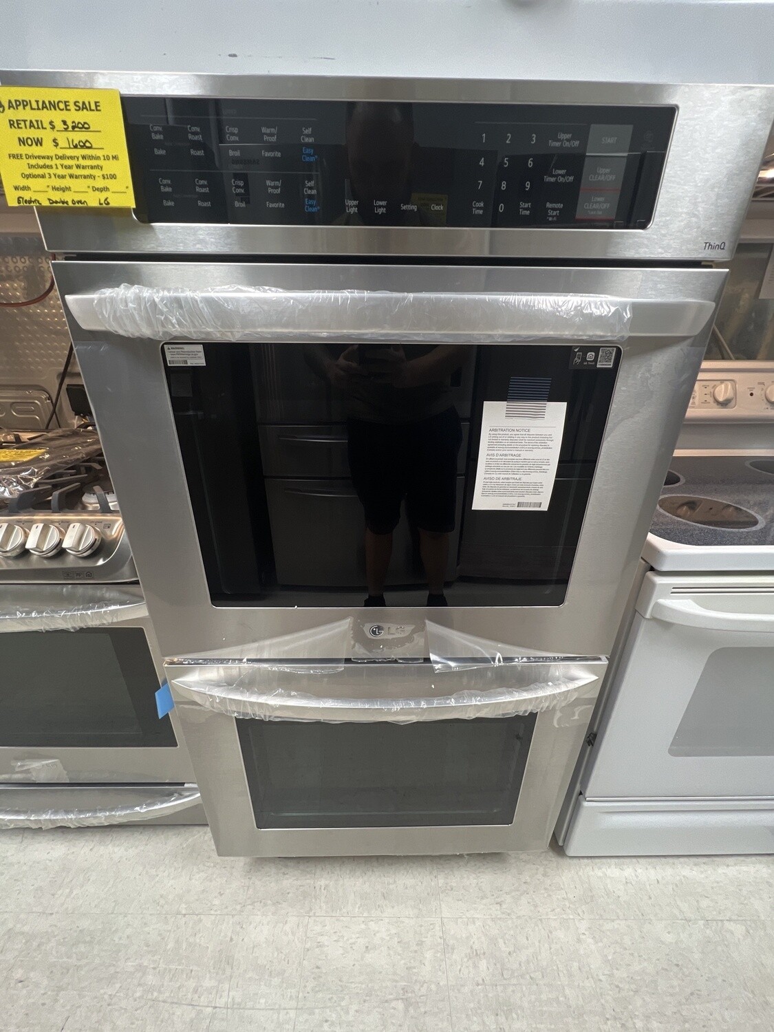 LG LWD3063ST Wall Oven