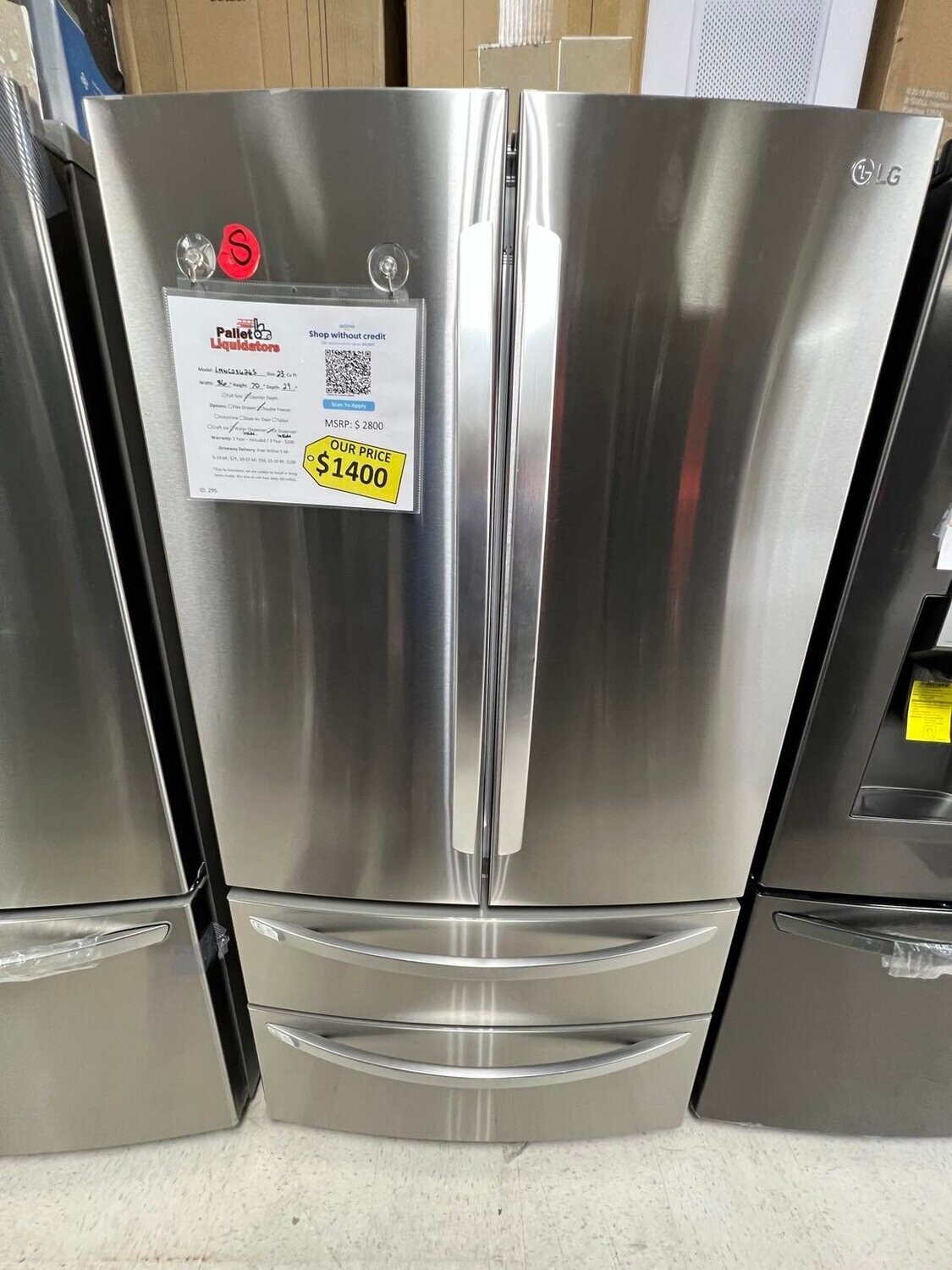 LG LMWC23626S Refrigerator