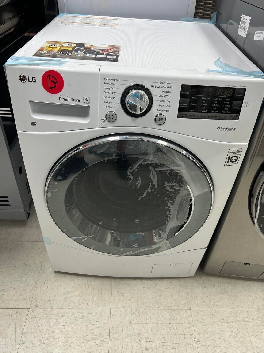LG Compact WM3488HW All in 1 Washer Dryer